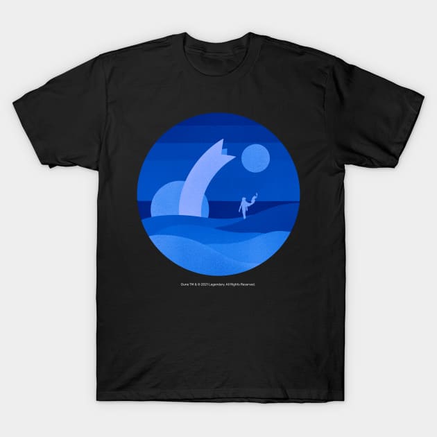 Minimalist Arrakis, Blue Moons T-Shirt by Dream Artworks